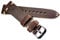 RIOS 1931 Herren Leder Deutsch Uhrenarmband Vintage 20mm dunkel Braun