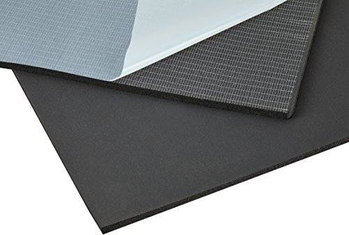 baytronic DSM Dämmschaummatte feinporig, selbstklebend 0,5m x 0,5m x 6mm (0,25m²)