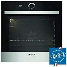 Four électrique encastrable Pyrolyse Chaleur tournante - Multifonction - BRANDT BXP5560X - Inox - 73 L - Classe A+