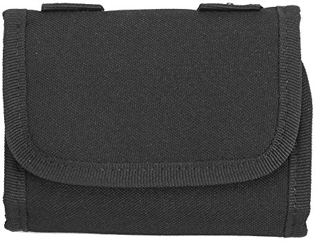 Munition Patronenträger, Munition Umhängetasche-3 Farben Nylon 12 Round Shell Patronenträger Munition Tasche.(黑色) Jagdausrüstung