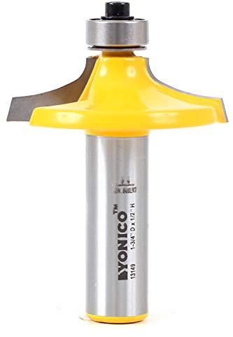 Yonico 13149 5/8-Inch Thumbnail Table Edge Thumbnail Router Bit 1/2-Inch Shank