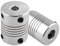HALJIA 2 PCS Stepper Motor Flexible Kupplungen 5 mm, 8 mm NEMA Gelenk-Kupplung 25 mm Länge Kompatibel mit RepRap 3D Drucker CNC-Maschine