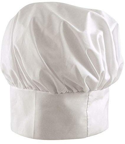 Disfraz unisex de chef con gorro de chef, accesorio para disfraz