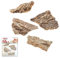 CREATIV DISCOUNT Rinden-Stücke, ca. 4-8cm, 50g