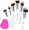 Ilū - Borstenpinsel Set Für Perfektes Make-up: Schminkpinsel Make-up Pinsel Set Pinsel Set Für Foundation Blush Mehr - Vegan Langlebig Inkl Pinselreiniger