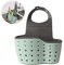 Onerbuy Sink Faucet Caddy Sponge Holder with Adjustable Strap, Kitchen Bathroom Hanging Strainers Baskets Portable Sink Shelf Drainer Rack Organizer for Scrubber Dish Brush