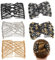 besbomig 5 Stücke Perlen Haarspange Stretch Haarkamm Elastisch Haar Klammern Dehnbar Kamm Haarnadeln für Damen Mädchen - Doppel Steckkamm Haarklamm Haarschmuck Damen DIY Haar Styling Werkzeug