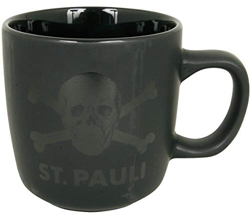 FC St. Pauli Kaffeebecher Mattschwarz