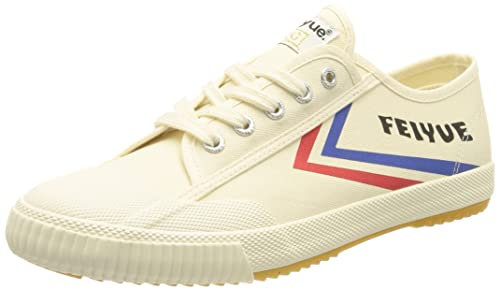 Feiyue Unisex FE Lo 1920 Herren Kampfsportschuhe, Elfenbein, Blau, Rot, 41 EU