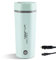 WTJMOV 12V Car Electric Travel Kettle, Portable Electric Tea Coffee Kettle for 12V Car, Water Boiler & Heater Automatic Shut-Off (Light Green)