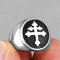 Star.W Katholisches lothringisches Kreuz Joan of Arc Herrenringe Amulett für männlichen Freund Biker Schmuck Kreativität Geschenk Großhandel