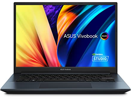 Asus VivoBook Pro 14 OLED, display 2,8K, CPU AMD Ryzen 7 6800H, GPU NVIDIA GeForce RTX 3050, 16GB RAM, 1TB SSD, Windows 11 Home, silenzioso