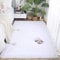 ROHATIM Hochflor Teppich Rund Wohnzimmer Super weich Shaggy Teppich Flauschiger,Soft Area Rug Schlafzimmer Teppiche Super weich Fluffy Kindermatte(grau,100 x 233 cm)