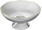 Folpus Frutero para mostrador de Cocina, frutero de Pedestal para encimera de Mesa, fruteros Decorativos, Blanco A