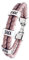 Pulsera con Nombres Personalizada. Piezas Baño Plata y Cuero Español. Tallas Personalizables. Varios Colores. Pulsera con Nombres. Estuche Terciopelo Incluido. Modelo (Trenzado Doble Rosa)