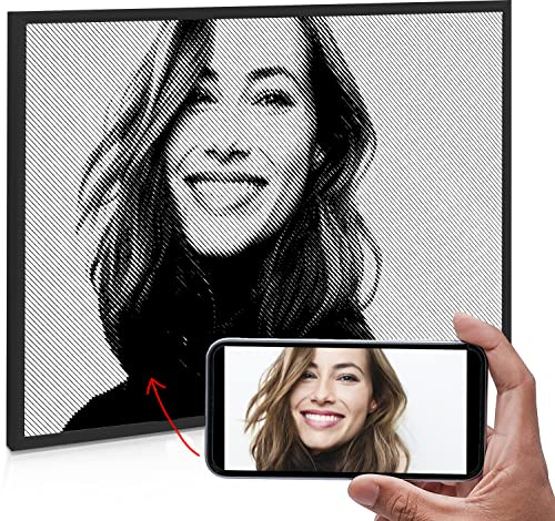 Dein Foto oder Selfie Portrait im Stil einer Rastergrafik (digital Artwork), als Datei, Poster oder mit Rahmen aus Aluminium, Hochzeit, Liebespaar, Baby, Fotogeschenk, Kinder, Großeltern, Freundin