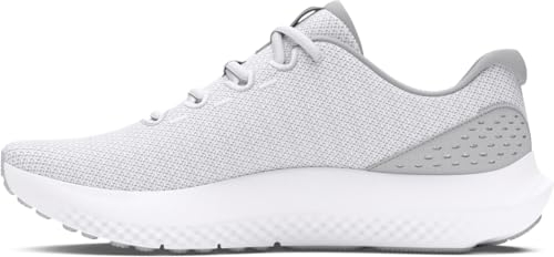 Under Armour Mens Ua Charged Surge 4 Running Shoe, White Halo Gray Black, 13 UK