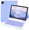 Lively Life Bluetooth Keyboard for iPad Air 11-inch (M3 2025 / M2 2024) & Air 4th/5th Gen & iPad Pro 11 inch (1st/2nd/3rd/4th Gen), Detachable Keyboard Cover, UK Layout - Purple