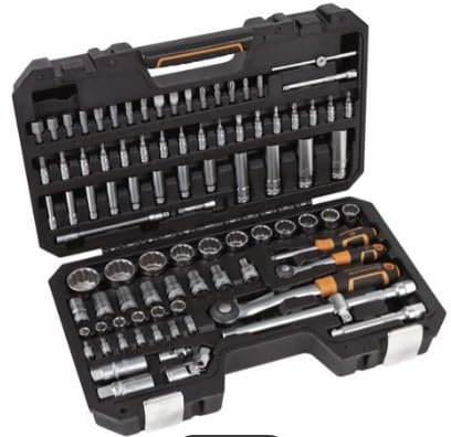 COFFRET A DOUILLE PROFESSIONNEL Pro MAGNUSSON 95 PIECES VANADIUM AVEC CLEFS CLES CLIQUET GARANTI A VIE