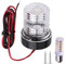 Cloud Fire Ankerlicht boot DC 12–24V Marine Boot Yacht Ponton Navigation Ankerlicht 360 Grad Rundum Natur Weiße LED Spritzwassergeschützt Schwarzes Gehäuse 3W (3NM)