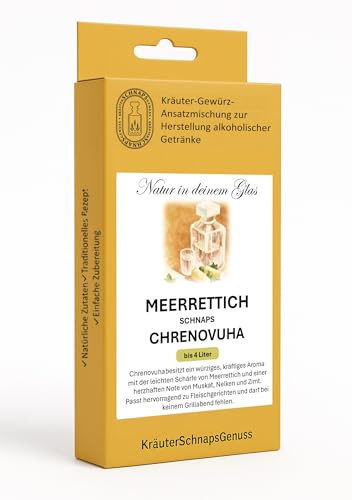 Kräuterschnaps Selber machen | Ansatzmischung 22 Varianten für jeden Geschmack (Meerrettichschnaps)