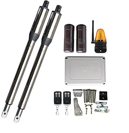 Automatic Gate Opener Kit 250KG Heavy Duty Swing Auto Garage Door Opener Type Or Gate Opener PKM-C01 Automatic Gate Driveway Gate Motor (Color : Bianco)