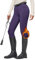 WILLIT Damen Reithose Winter gefüttert Reithose Fleece Strumpfhose Silikon Vollbesatz Reitsport Thermo Schulung Strumpfhose mit Taschen Gürtelschlaufen Lila S
