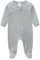 KIDDLETOWN Baby Zipper Pyjama, Unisex Infant Onesie mit Fäustling Langarm Fuß Pjs (Dunkelgrau, 6-9 Monate)