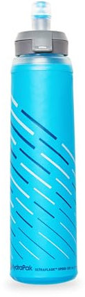 HydraPak UltraFlask Speed Bouteille d'eau souple pliable pour gilets d'hydratation et sacs de course à pied avec bouchon facile à ouvrir 500 ml