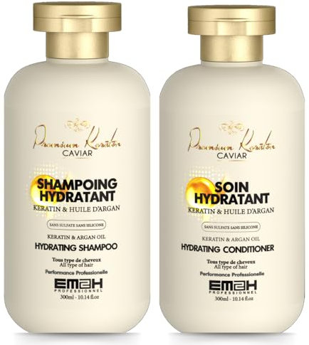 Premium Keratin Caviar kit d'hydratation intense et de réparation - 2 x 300ml