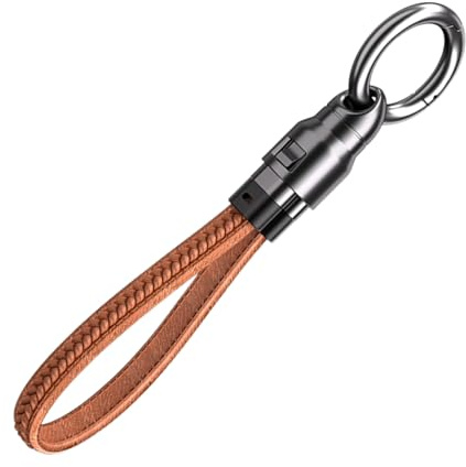 USB C Charging Cord Keyrings,PD3.1 240W Fast Charging Cable | Type-C Double Interface, Lightweight For Mobile Phone, Tablet Or Laptop