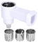 Meat Grinder Accessories | 3 Metal Cutters for Vegetables & Meat | Compatible for 5# Electric Grinders | Sturdy ABS + Steel Construction | Quick Assembly & Simple Maintenance
