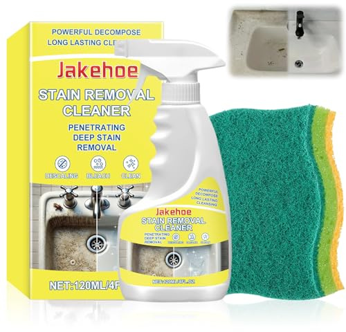 Bathroom Cleaner,Badreiniger Täglich,Multifunktional Duschkabinenreiniger | Fleckenentferner für Hartnäckige Flecken,Sprühreiniger für Dusche, Fliesen, Konglomerat Spülbecken, Armaturen-120ml