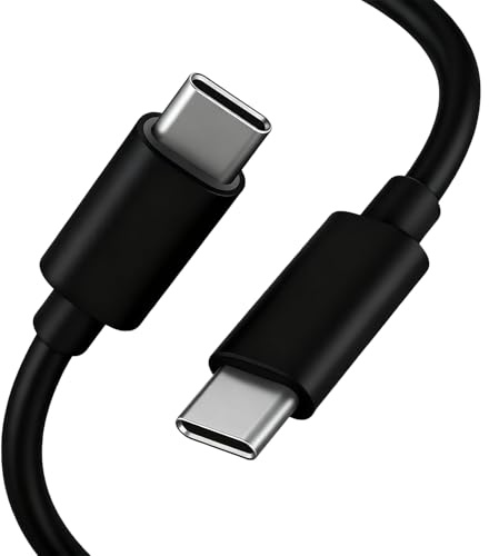 MaxRenard USBC to USBC Cable 60W Fast Charging USB Type C to C Charger Cord Compatible with iPhone 17/16/15, Galaxy S25 Ultra, Pixel 9, iPad Pro/Air 5, MacBook Pro, Switch 2, etc (1.5M/5FT)