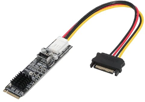 Cablecc 20Gbps USB 3.1 Front Panel Socke Type-E t to M-Key NVME NGFF Express Card Adapter for Motherboard ASM3242 Chipset