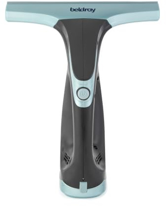 Beldray Window Vacuum Cleaner Cordless, 3.7V Lithium-Ion, 60Ml Tank | Up To 30 Min Runtime, 2–3 Hr Charge, Cleans Vacuums Squeegees, Removable Water Tank, For Windows Mirrors Shower Screens