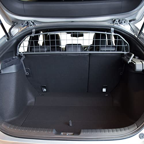 Travall Dog Guard for Honda Civic (2017-) [5 Door Hatchback] Tailored Fit Luggage Barrier Load Seperator Heavy Duty Powder Coated Steel Pet Barrier Mesh Cage Car Seat Compatible