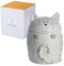SPOTTED DOG GIFT COMPANY Ceramic Storage Jar with Lid, Kitchen Canister for Food, Tea Coffee Sugar Treats, Cute Novelty Cat Themed Kitchen Accessories, Cat Gifts for Women Men (500ml, White)