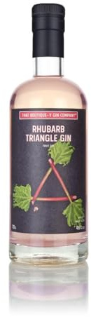 That Boutique-y Gin Company Rhubarb Gin, 70cl - 46% ABV Flavoured Gin with Sweet Rhubarb for the Ultimate Gin Cocktails - Rhubarb Flavoured Gin Blended and Bottled in the UK