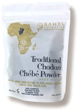 Poudre de chébé Sahel Cosmetics traditionnelle Chadian Chébé Beauté