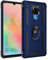 BestST Funda Huawei Mate 20X + HD Protector de Pantalla,con Anillo Soporte, Robusta Carcasa Híbrida TPU + PC de Doble Capa Anti-arañazos Caso para Huawei Mate 20X,Azul