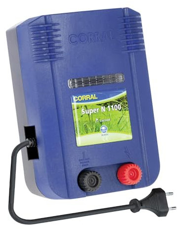 Électrificateur de clôtures, électriques, puissants, transformateur courant de chevaux, allemand.