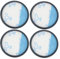 Filtro circolare per aspirapolvere Rowenta Compact Power Cyclonic-RS-RT900574 (confezione da 4)