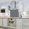 Light Grey - Colour Block Glass Splashback (1000w x 750h)