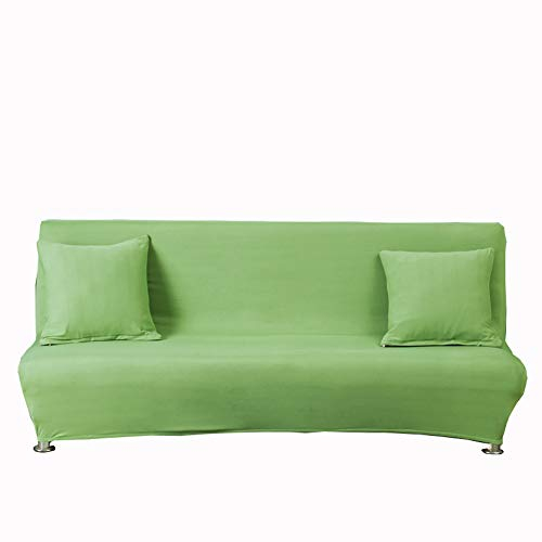 Klappsofa Bezug Stretch Sofabezug ohne Armlehnen,Einfarbiger Schlafsofa Sofahusse Stretch Sofa-Überwürfe Antirutsch Sofa Abdeckung Schonbezug Stretchhusse All-inclusive Couch überzug A 195-225CM