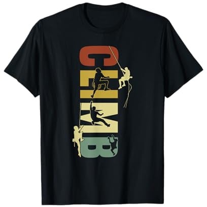 Kletter Liebhaber Boulder Outdoor Bergsteiger T-Shirt