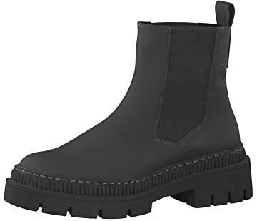 MARCO TOZZI Damen Chelsea Boots aus Kunstleder Plateau