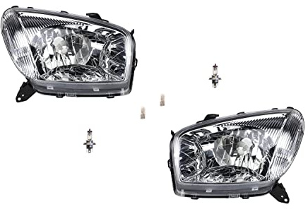 Johns, Scheinwerfer Halogen HSW passend für Toyota Rav4 XA2 00-03 Leuchtmittel Satz L R