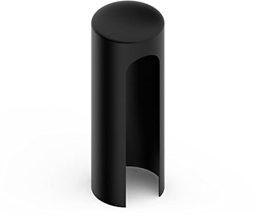 4 manicotti a innesto, in plastica, colore nero, diametro 20 mm