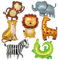 7 Pezzi Palloncini Animali, XXL Animale Foglio di Alluminio Palloncino, Giganti Animali Selvatici in Stagnola, Palloncino Animale per Bambini zoo decorazione feste di compleanno